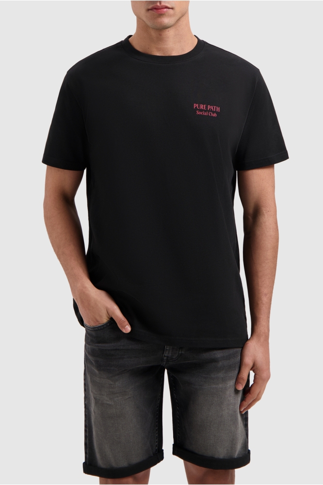 T SHIRT 25010117 02 BLACK